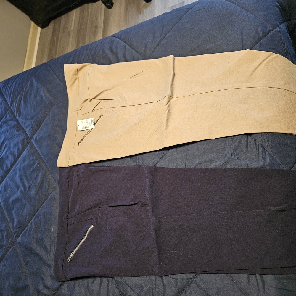 Zac & Rachel Beige and Blue Skirt Set